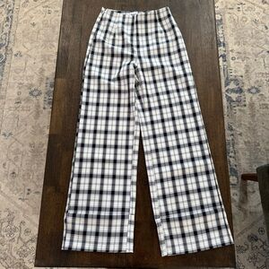 Princess Polly Euros‎ Check Pants Black/White